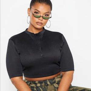 PLT Scuba crop top
